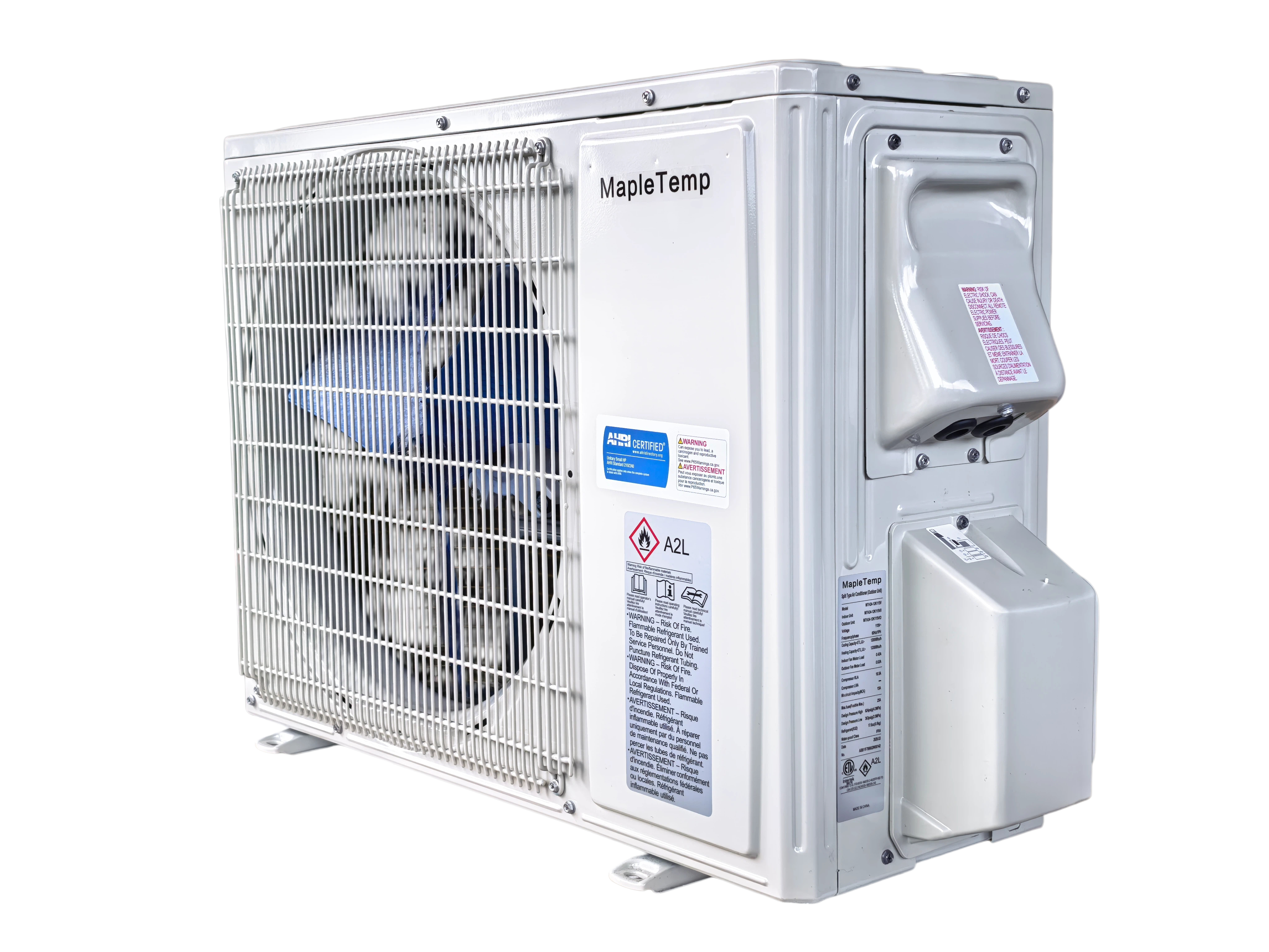 MapleTemp 12K 220V Split Room Heat Pump
